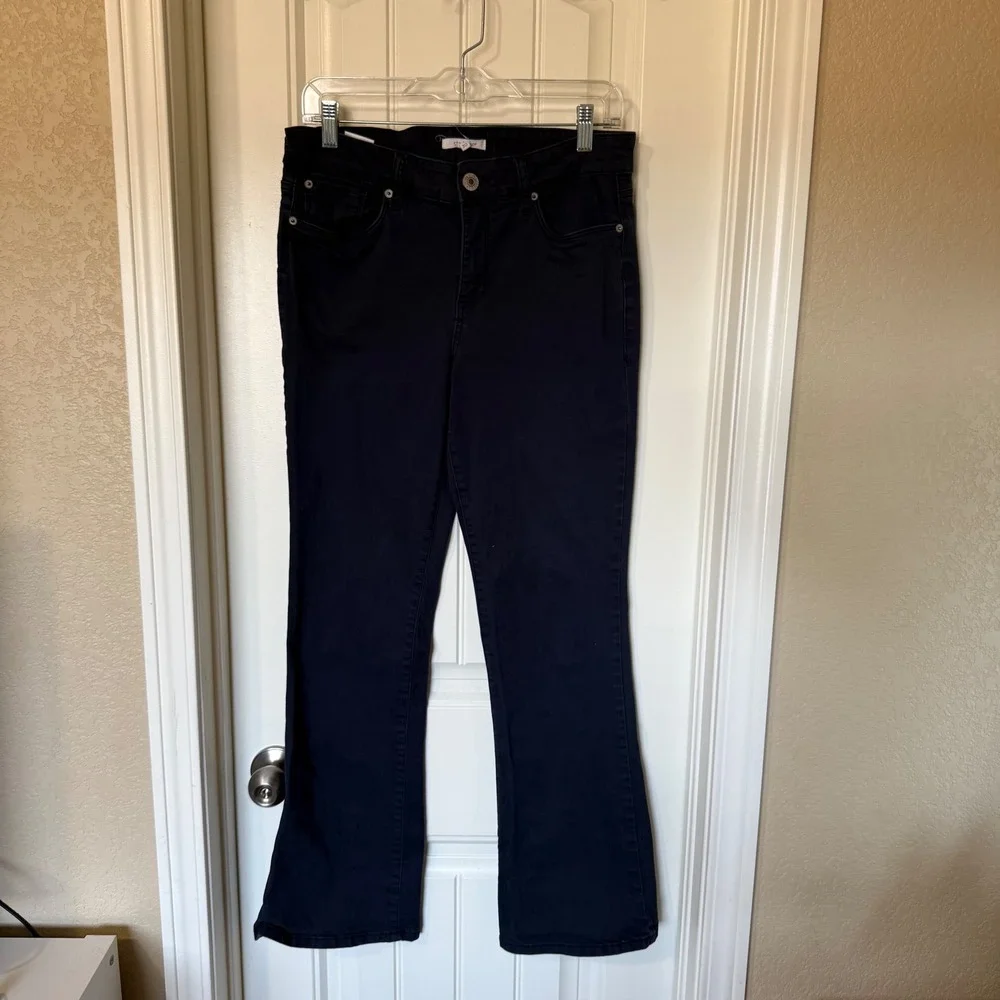 sts blue mandy mid‎ rise flare dark wash denim jeans size 30 Bella swan